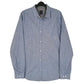 Mens Blue Armani  Long Sleeve Shirt