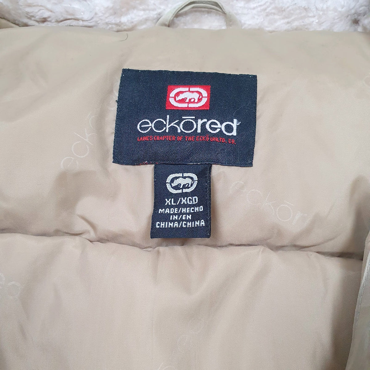 Womens Beige Ecko   Coat