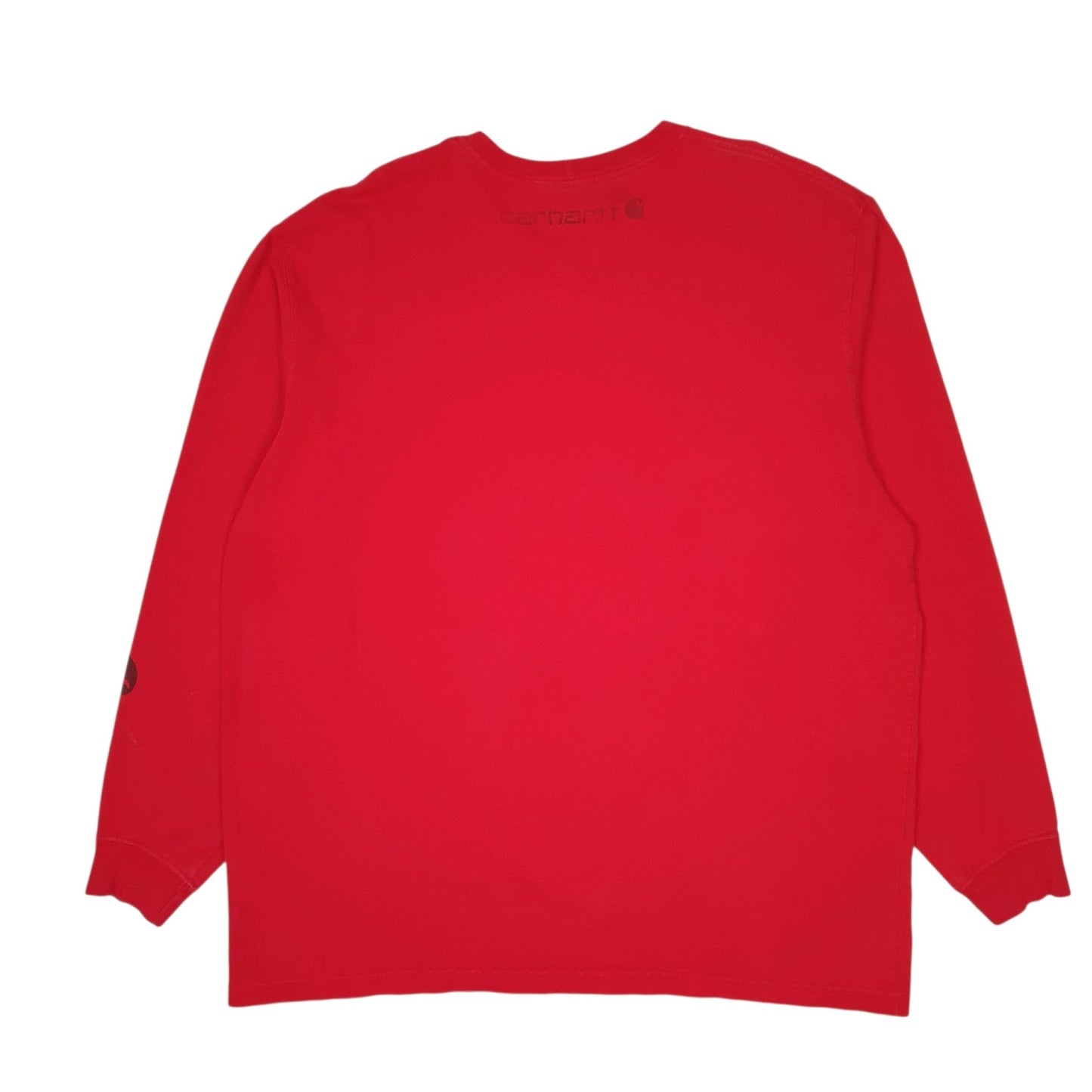 Mens Red Carhartt   T Shirt