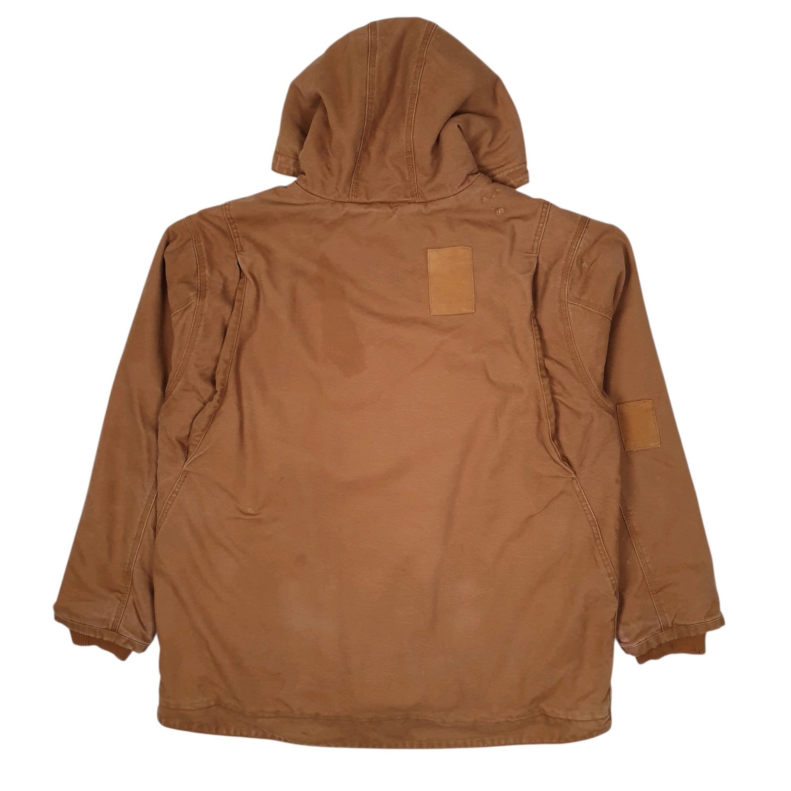 Mens Brown Lee Active Hoodie  Coat