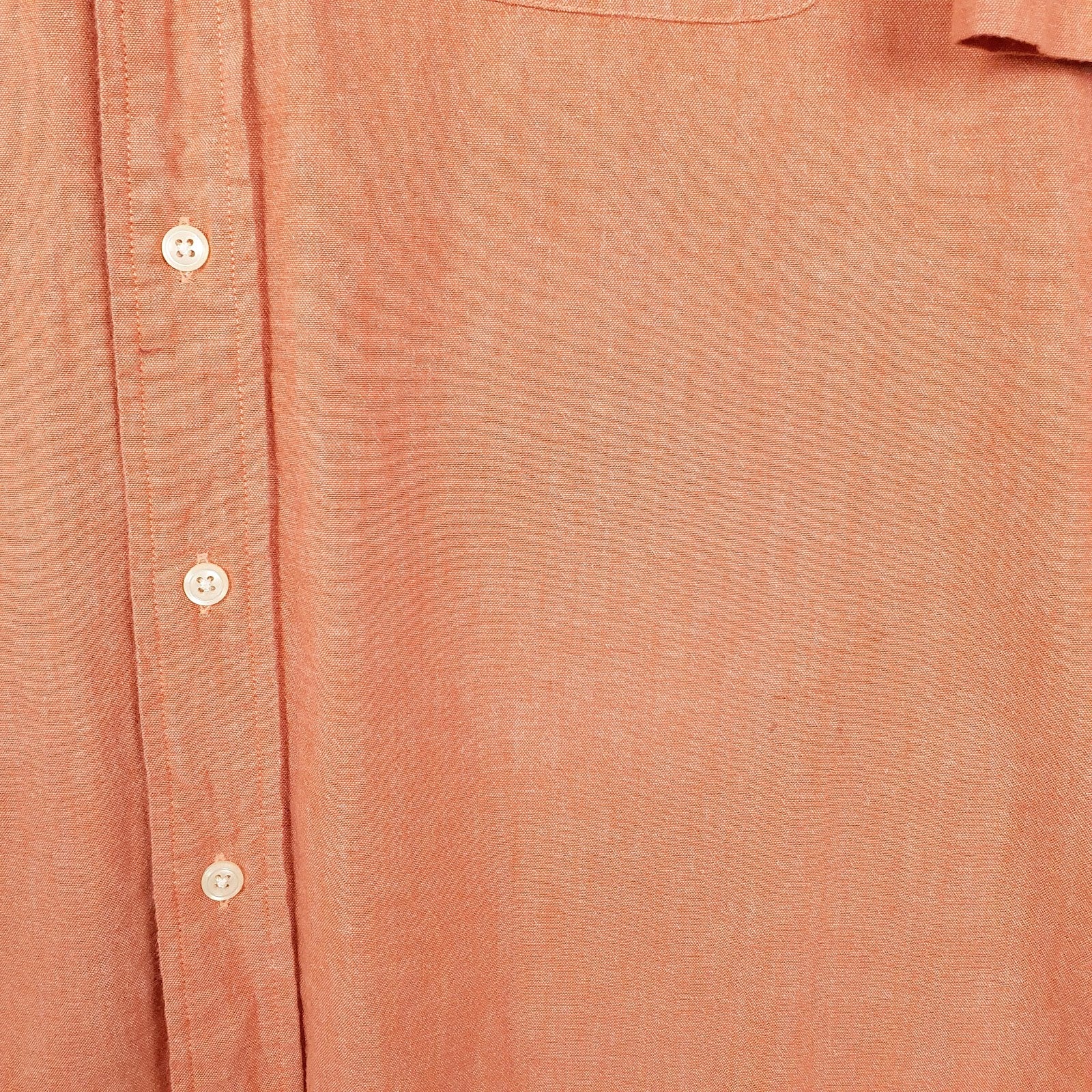 Mens Orange L.L.Bean   Shirt