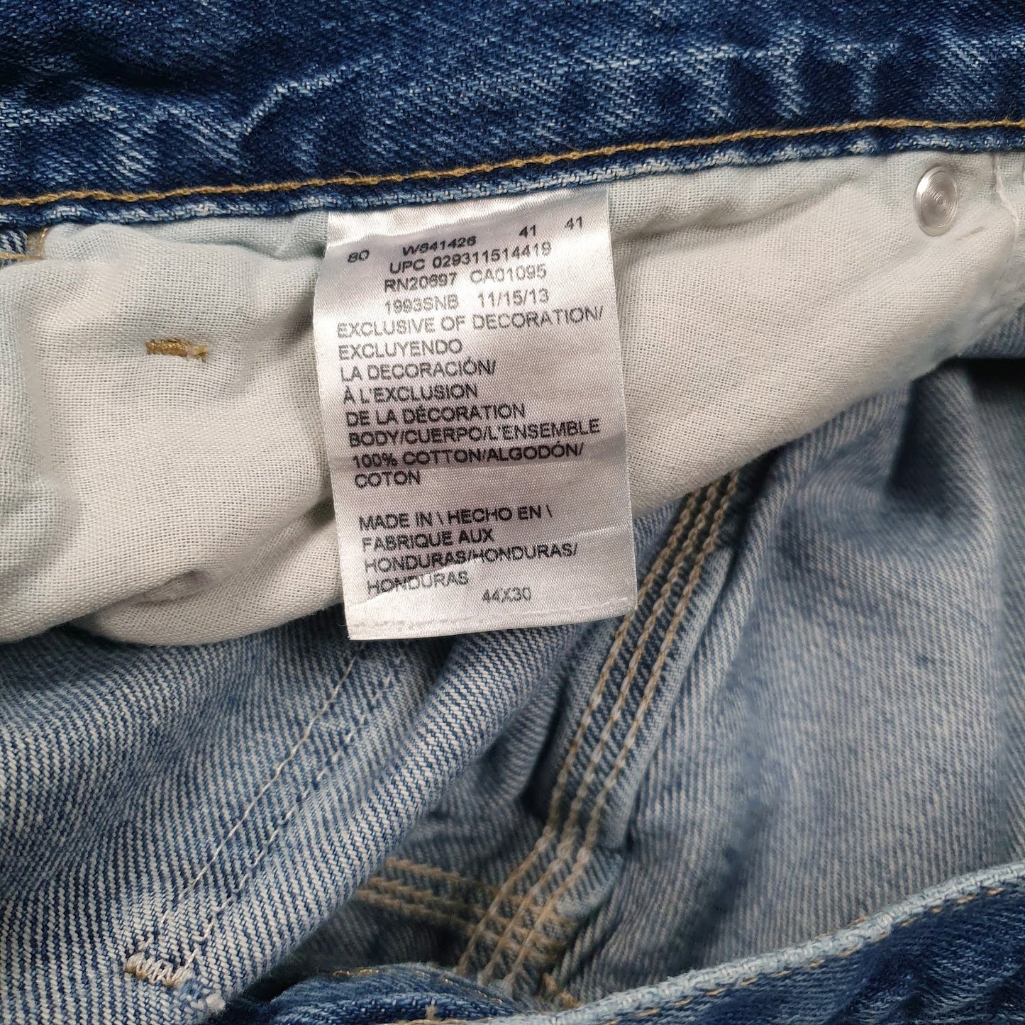 Mens Blue Dickies   Jeans