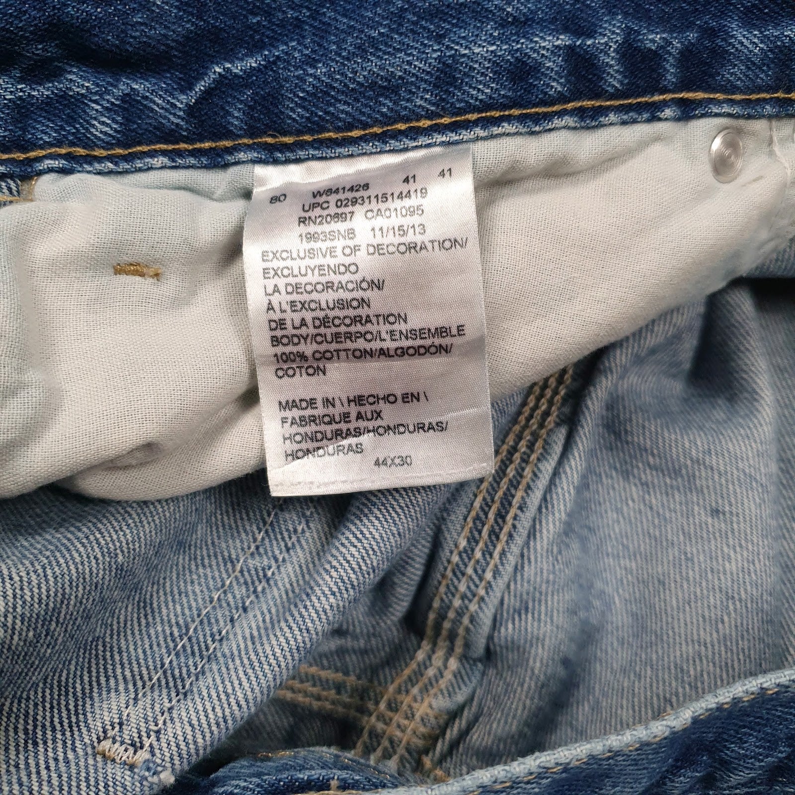 Mens Blue Dickies   Jeans