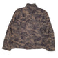 Mens Brown Levis Camo Fleece Lined Hoodie Coat