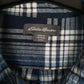 Mens Blue Eddie Bauer Flannel  Shirt