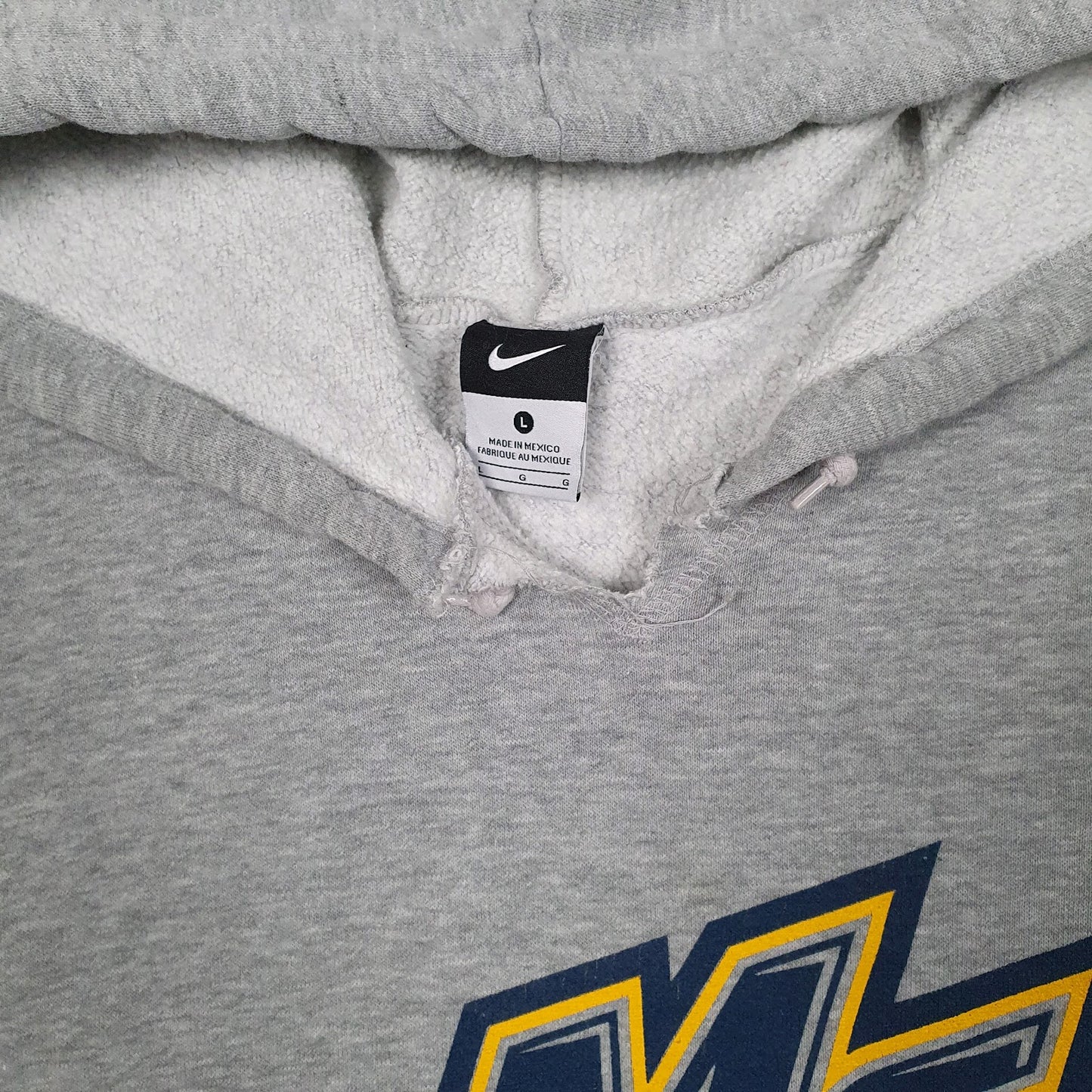 Mens Grey Nike MC Lacrosse Hoodie Jumper