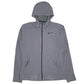 Mens Grey Nike Dri-Fit Full Zip Jumper