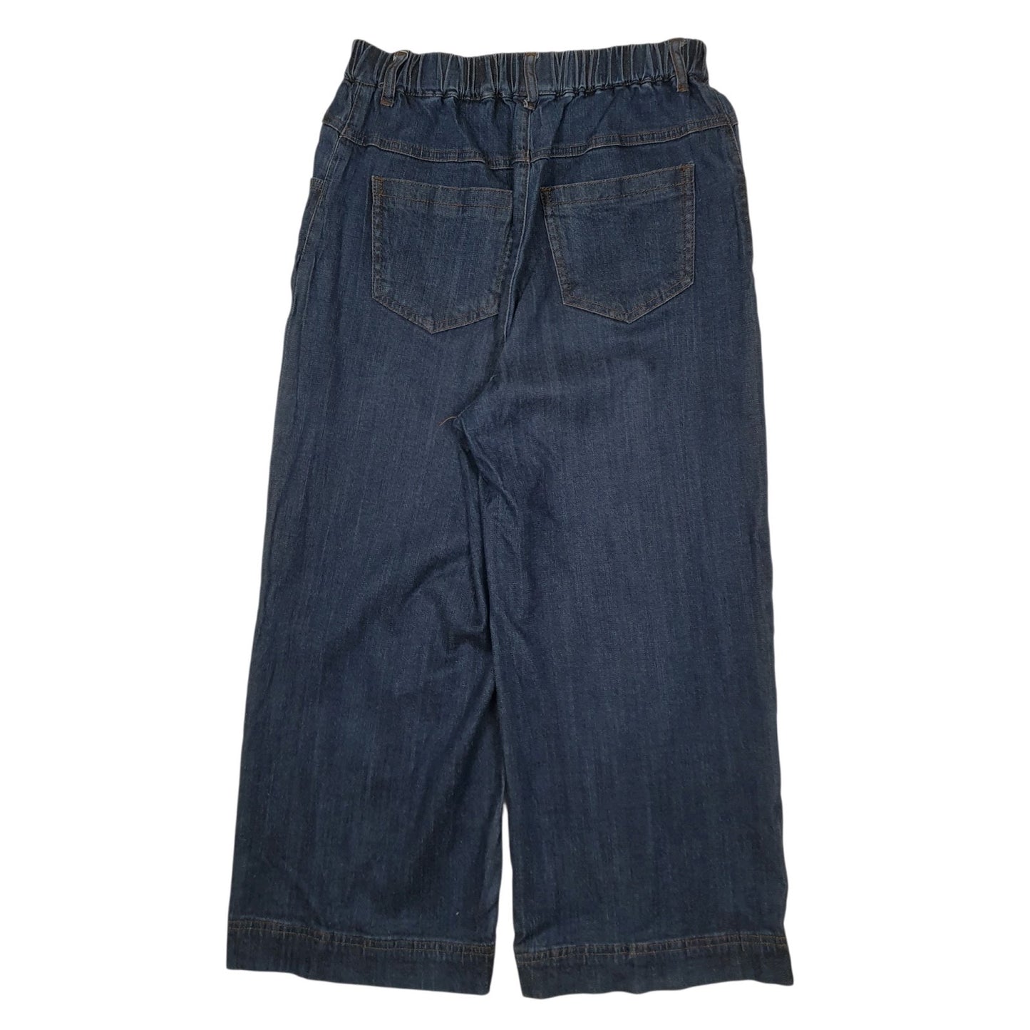 Womens Navy Unbranded Denim Style  Trousers