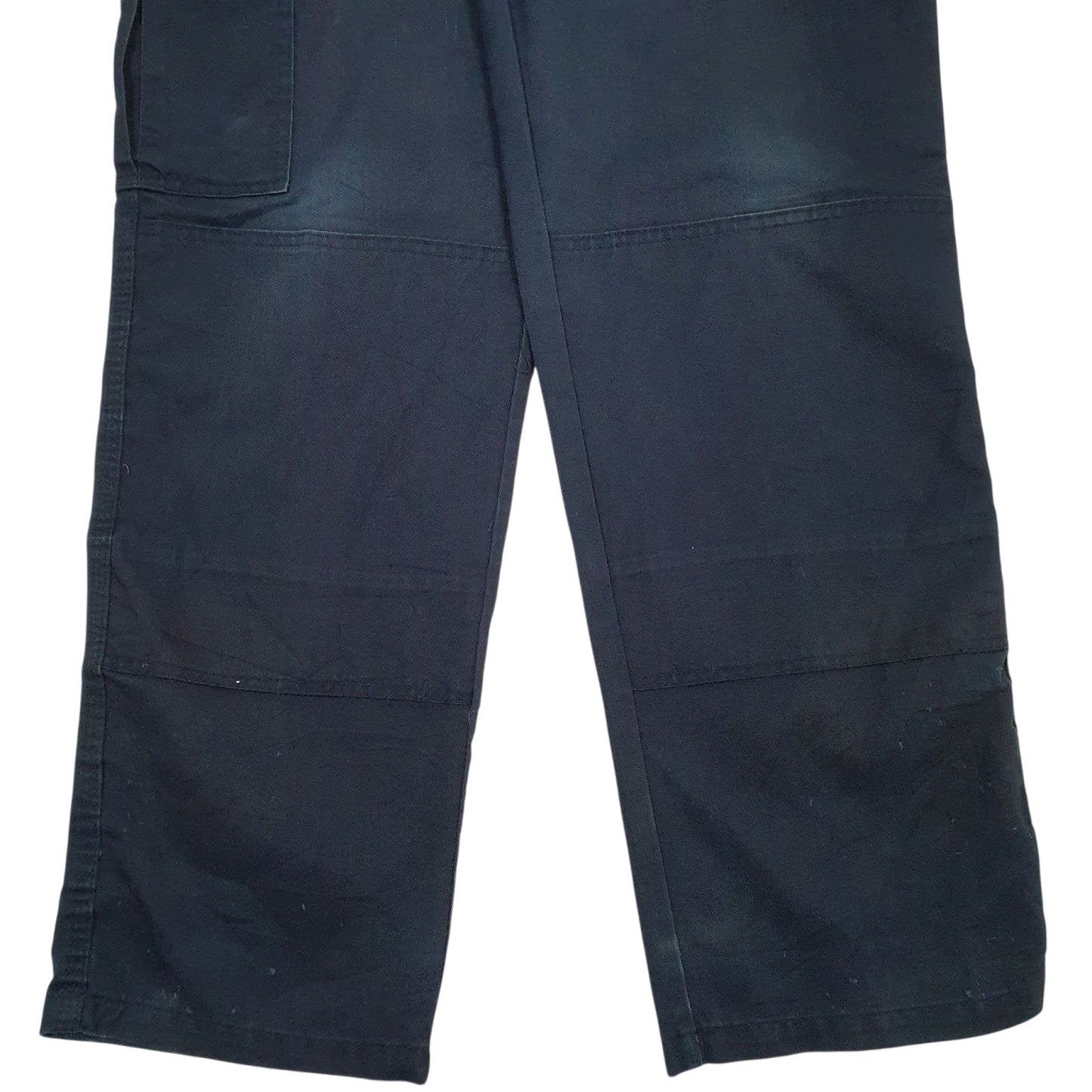 Mens Navy Dickies Workwear Double Knees  Trousers