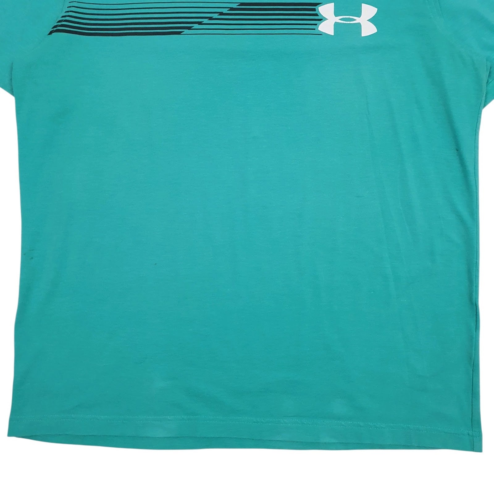 Mens Blue Under Armour Heat Gear  T Shirt
