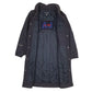 Womens Navy Armani Jeans Trench Longline  Coat