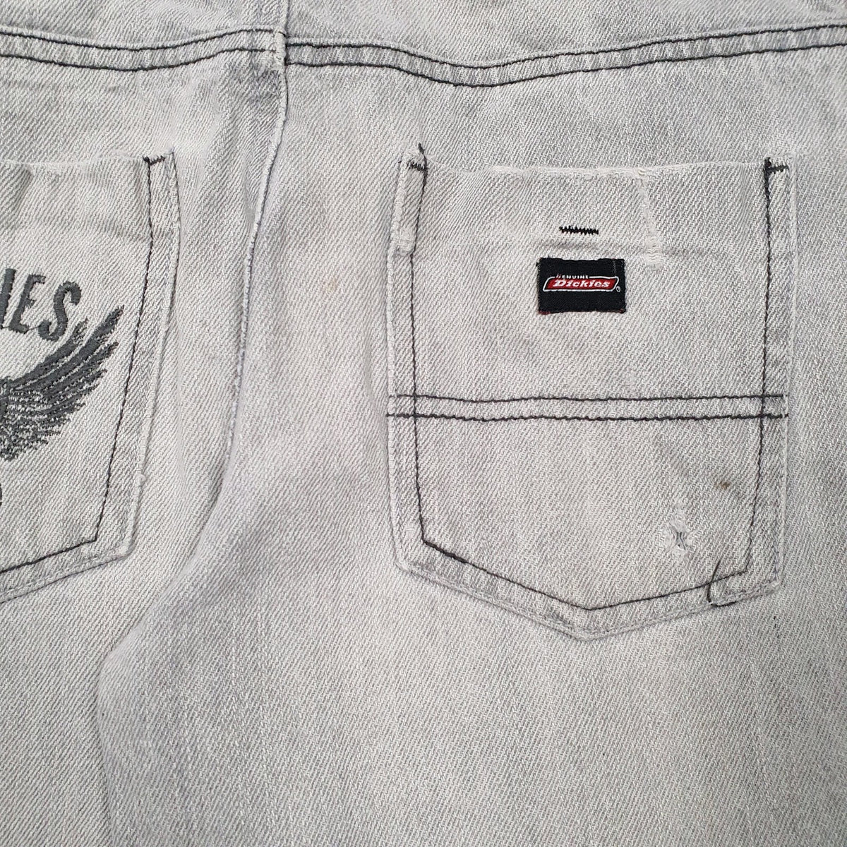 Womens Grey Dickies   Jeans