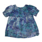 Womens Blue Unbranded Button Blouse Top  T Shirt