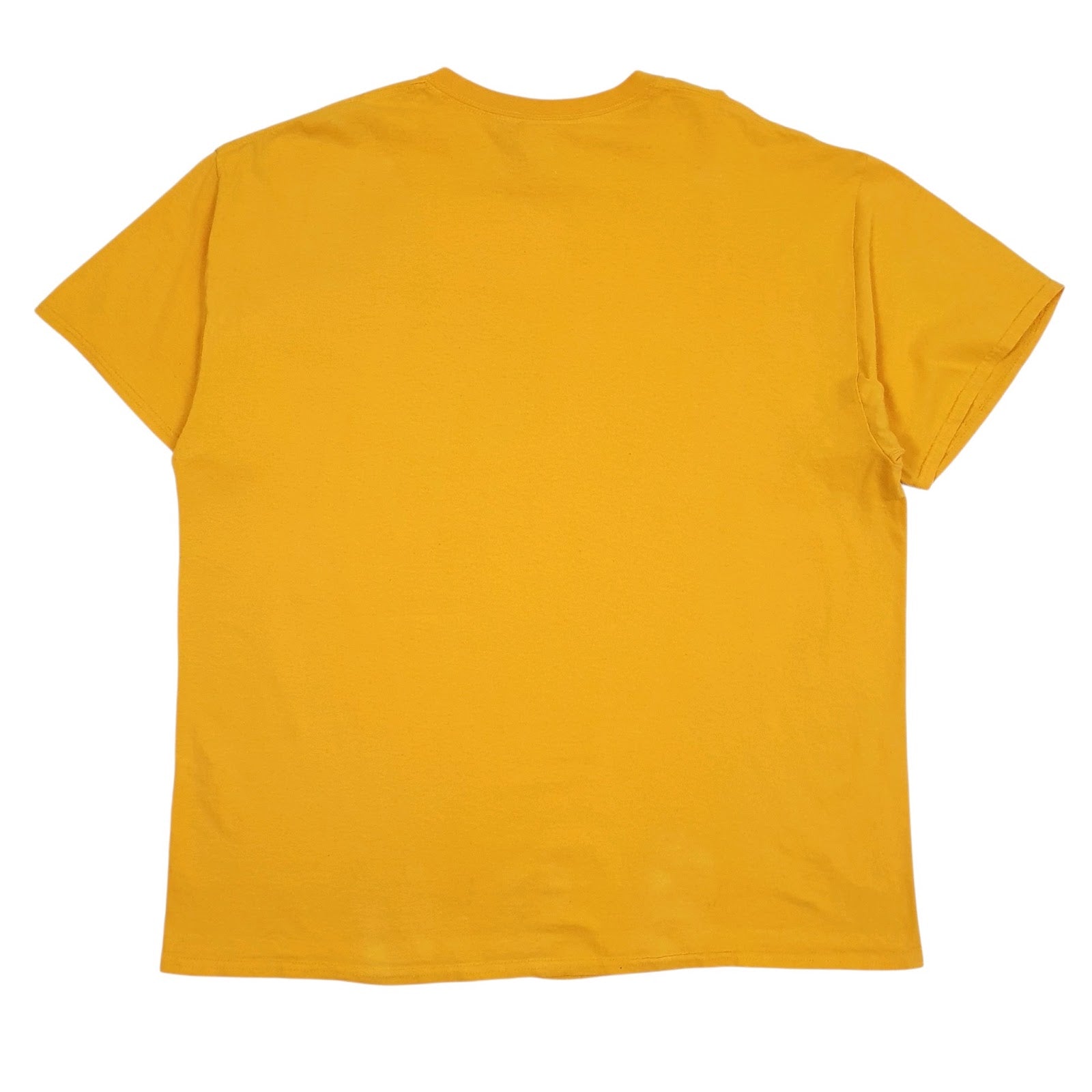 Mens Yellow Gildan   T Shirt