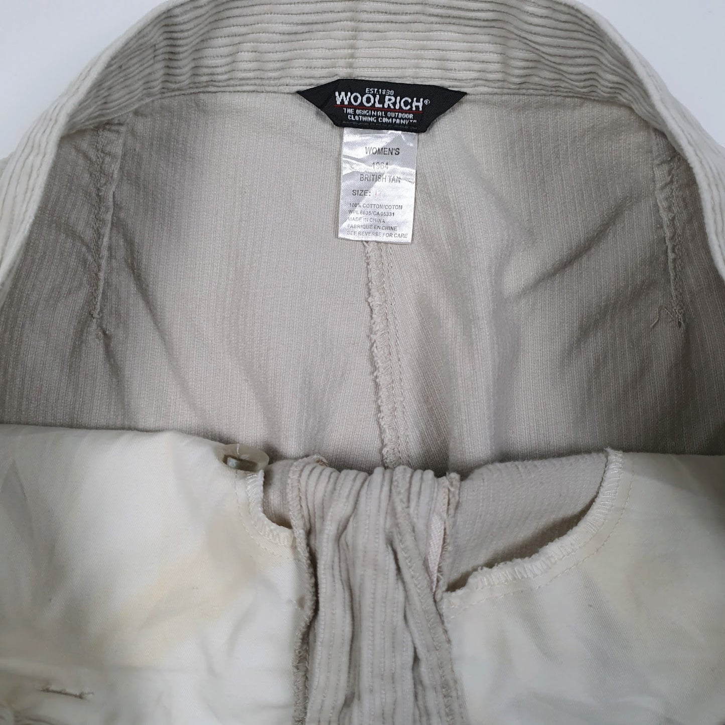 Womens Cream Woolrich   Trousers