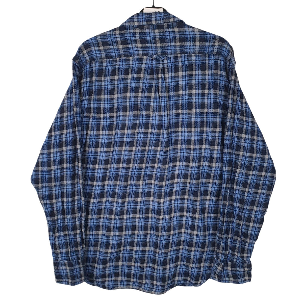Mens Blue Eddie Bauer Flannel  Shirt