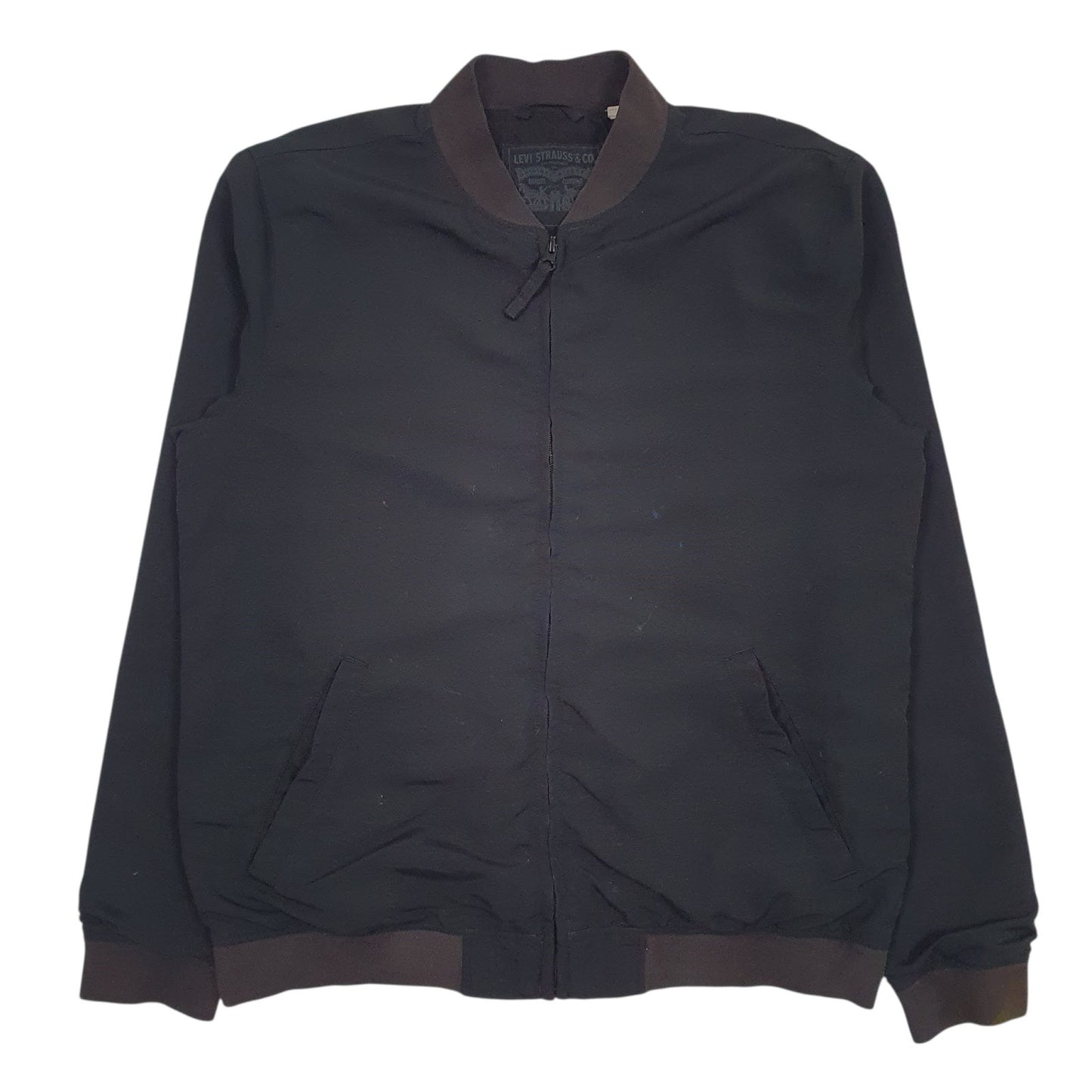 Mens Black Levis   Coat