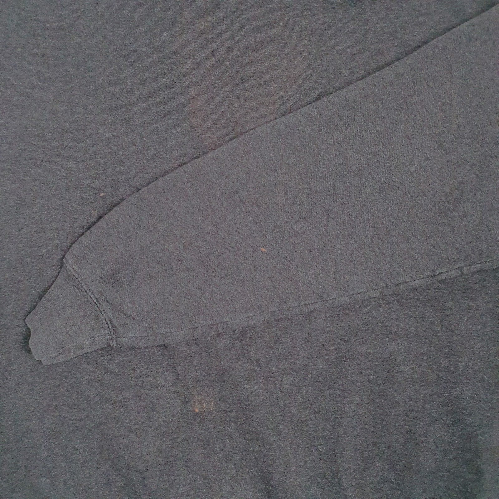 Mens Grey Champion  Quarter Zip Jumper