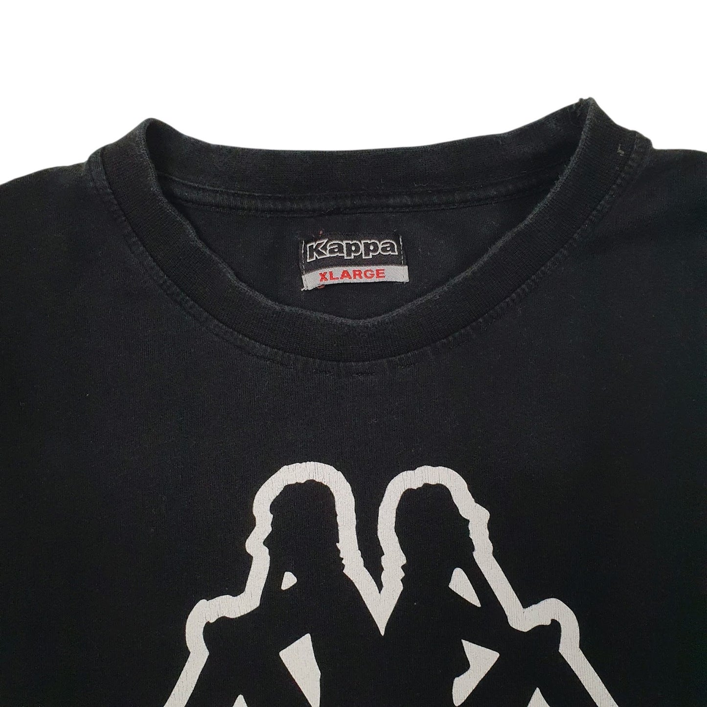 Mens Black Kappa   T Shirt