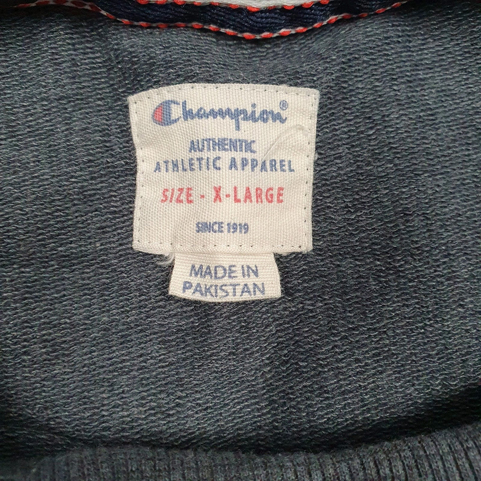 Mens Grey Champion  Crewneck Jumper
