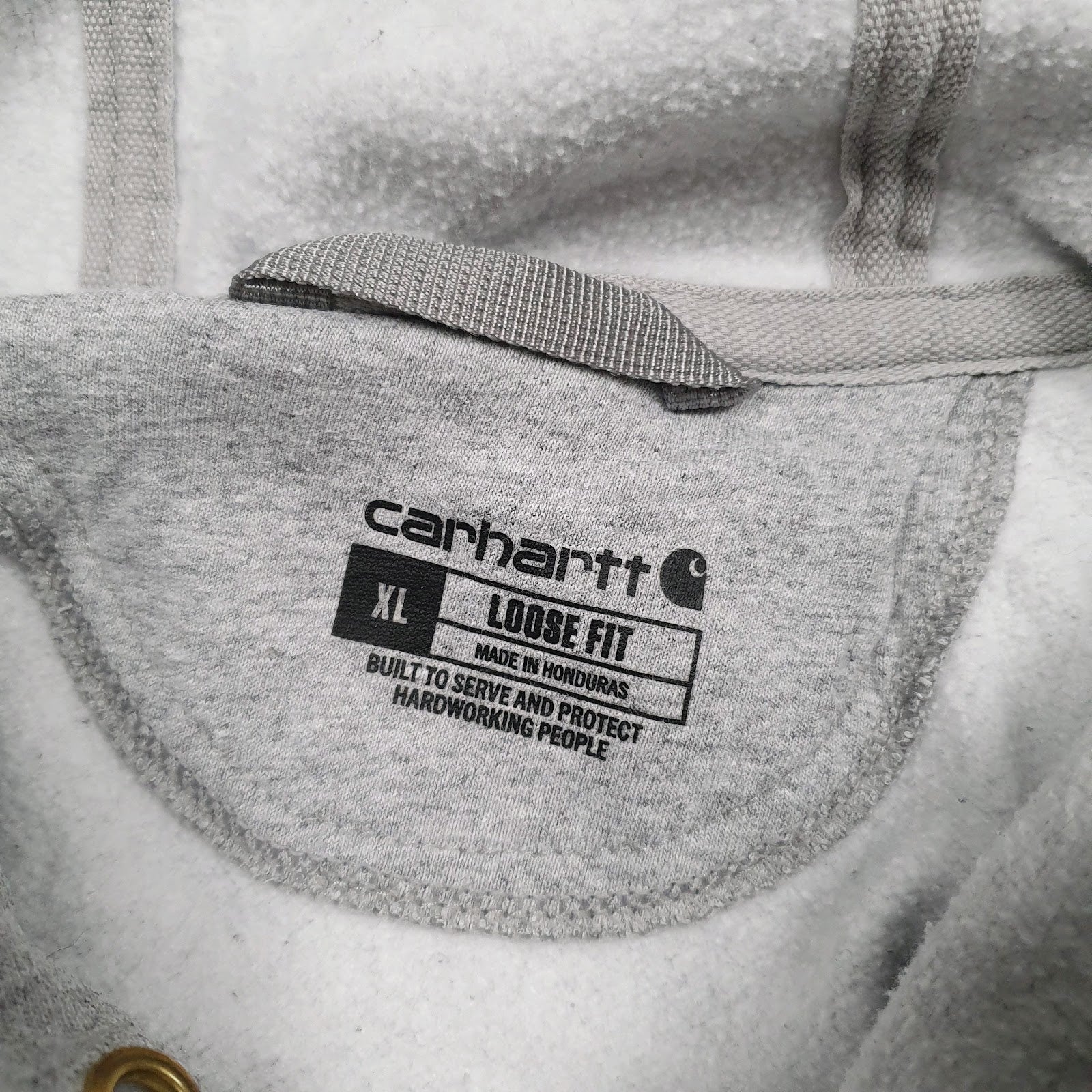 Mens Grey Carhartt  Hoodie Jumper