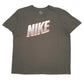 Mens Grey Nike Spellout Short Sleeve T Shirt