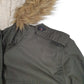 Womens Green Levis Sherpa Lined  Coat