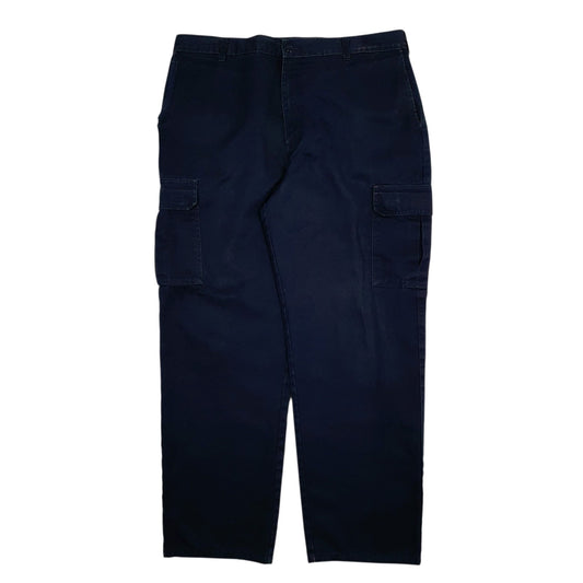 Mens Navy Dickies  Cargo Trousers