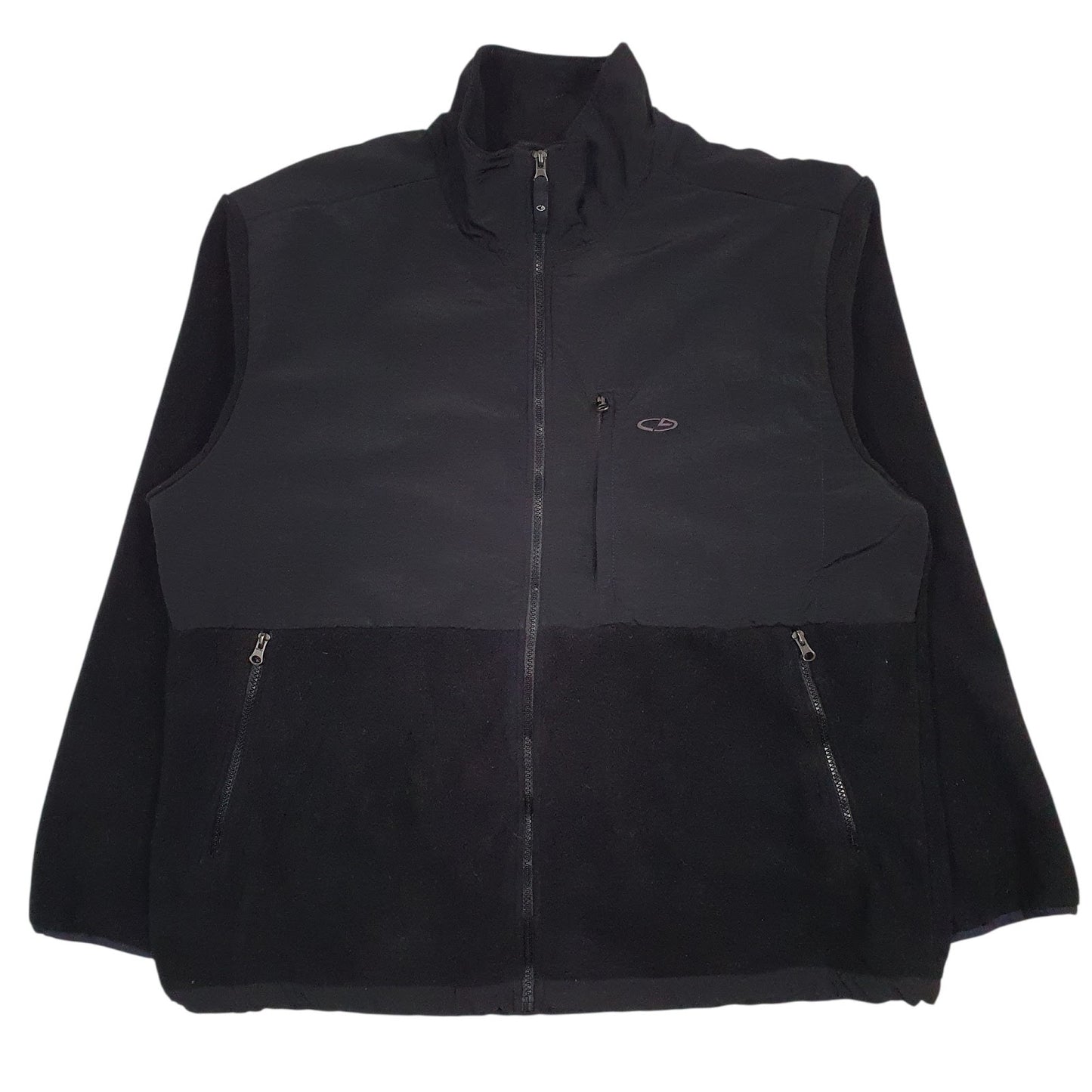 Mens Black Champion  Full Zip Jumper