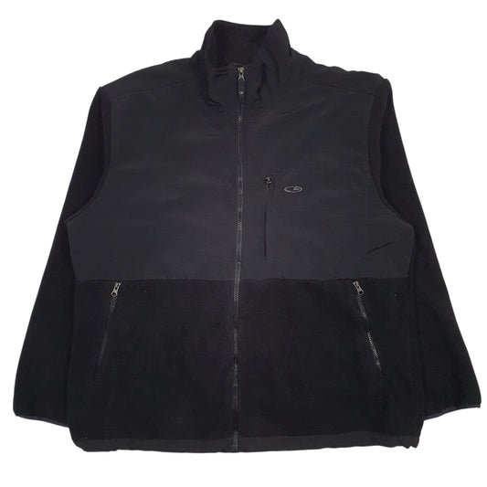 Mens Black Champion  Full Zip Jumper