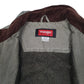 Mens Grey Wrangler Workwear Sherpa Lined Corduroy  Coat
