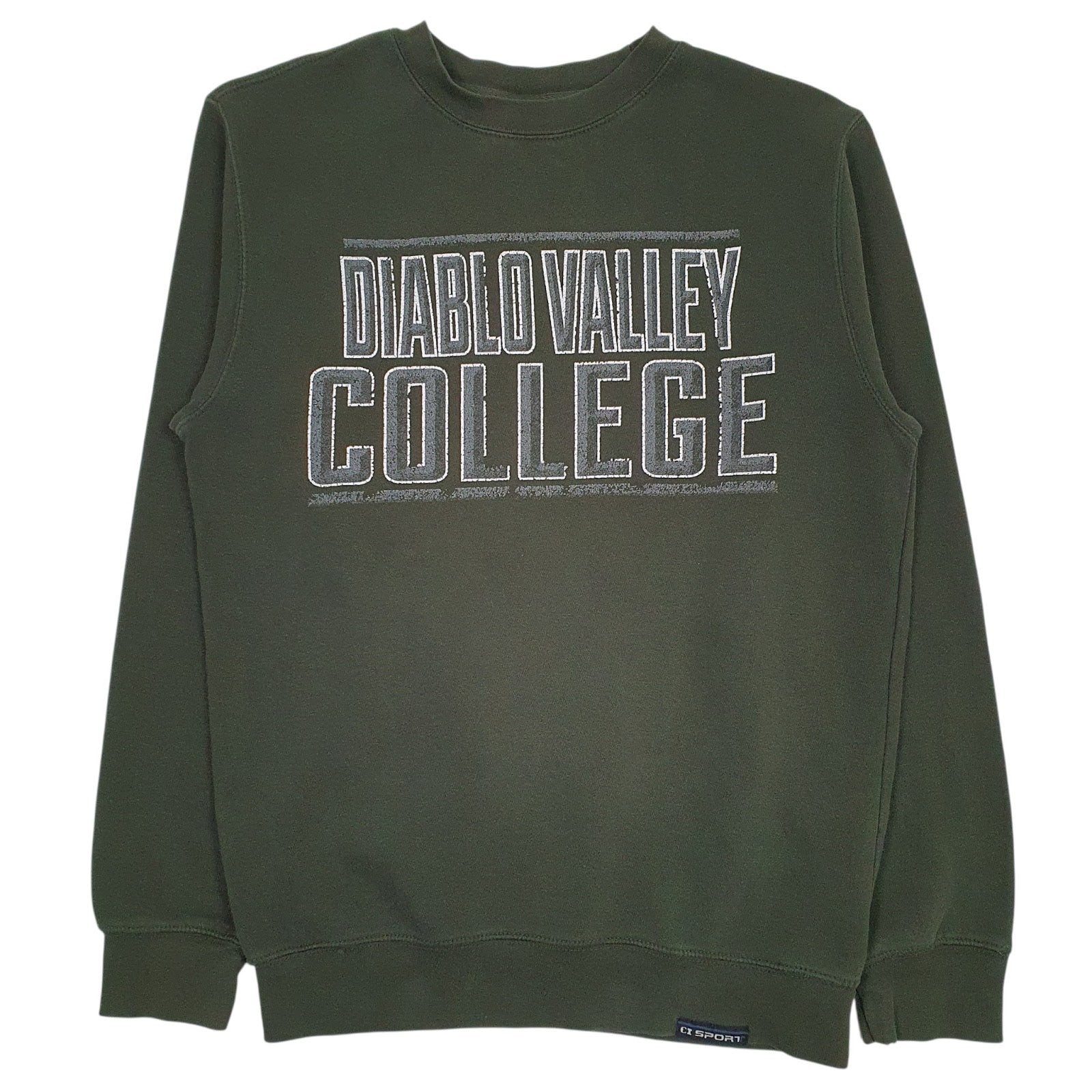 Mens Green CI Sport Diablo Valley College Crewneck Jumper