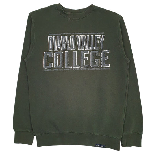 Mens Green CI Sport Diablo Valley College Crewneck Jumper