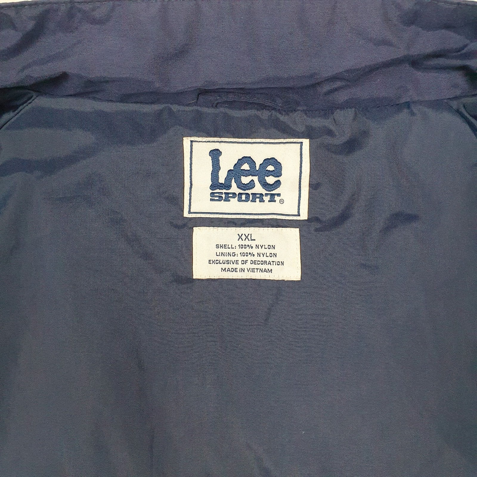 Mens Navy Lee Vintage 90s Boston Red Sox MLB Baseball V Neck Coat