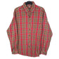 Mens Red Unbranded Vintage Flannel Long Sleeve Shirt