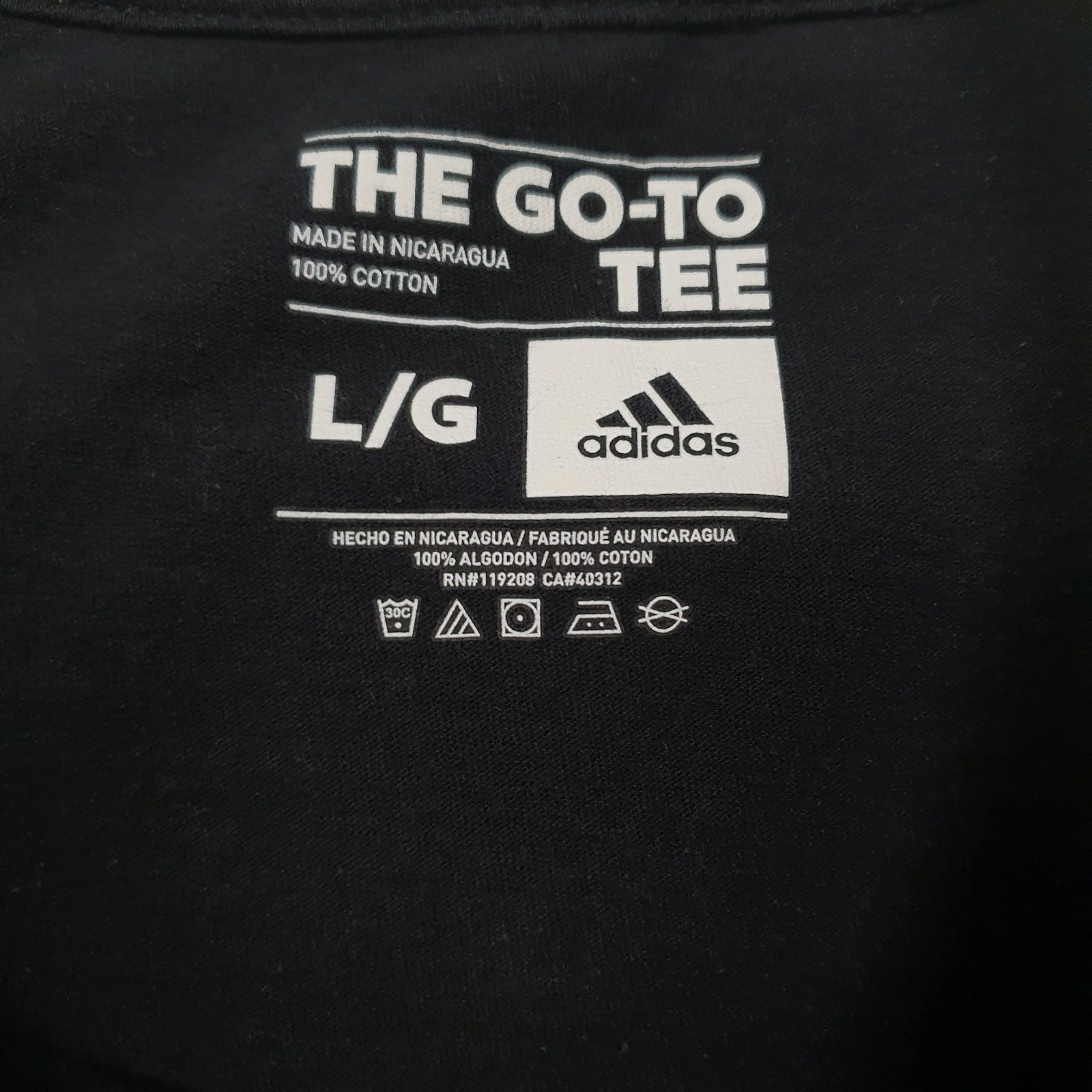 Mens Black Adidas LA Kings Hockey  T Shirt