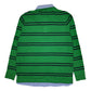 Mens Green Peckott Rugby  Polo Shirt