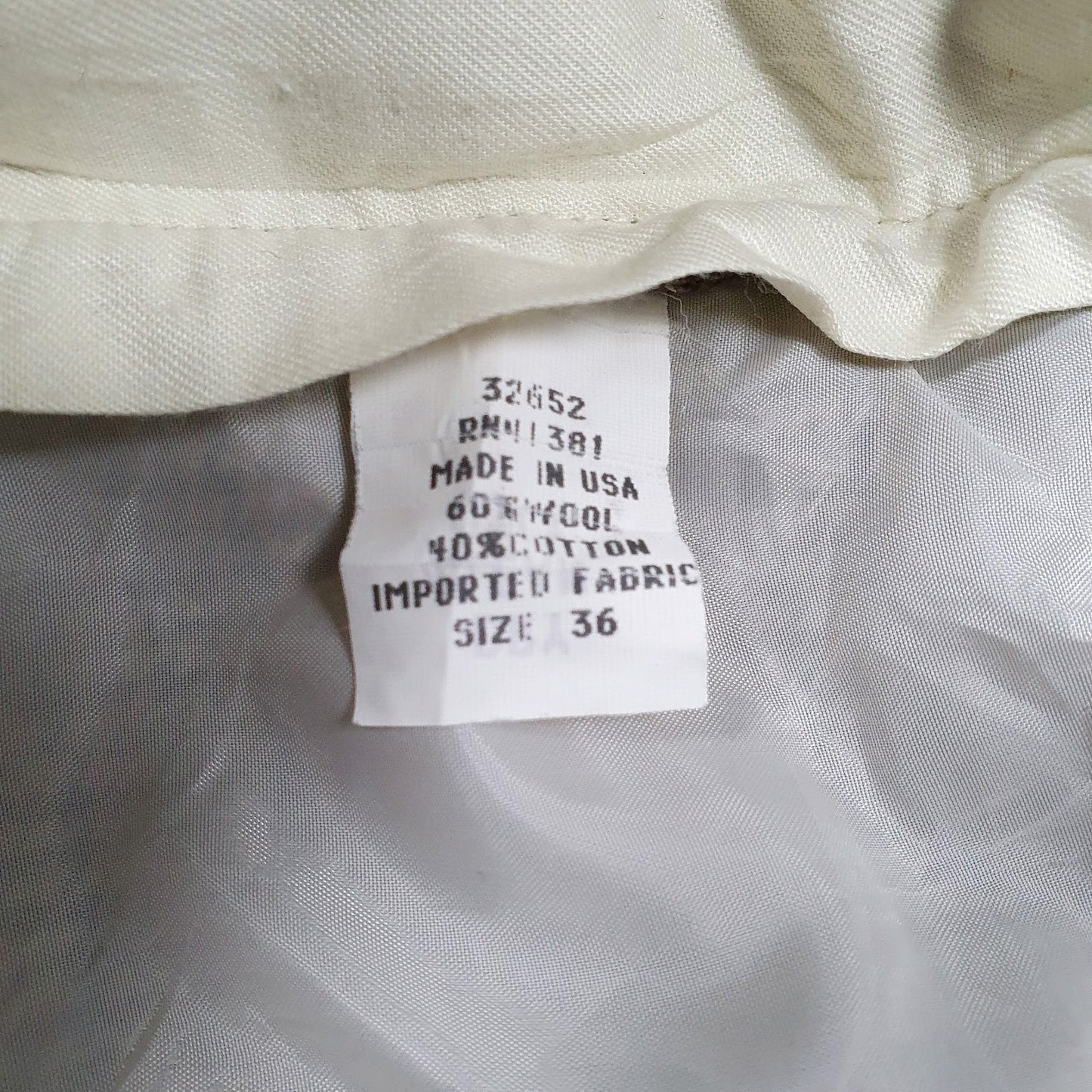 Mens Brown Polo Ralph Lauren Vintage 90s Made In USA Pleated  Trousers