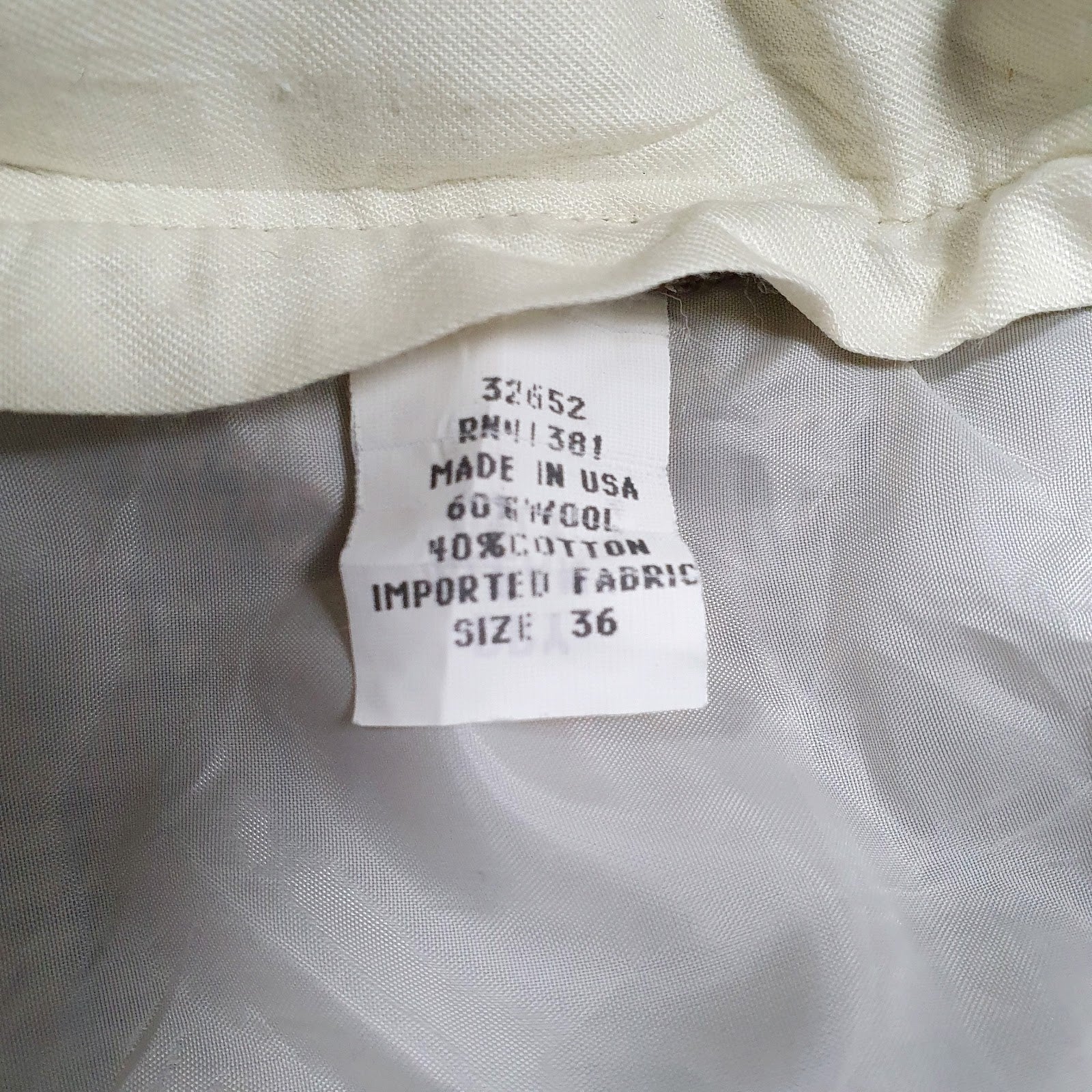 Mens Brown Polo Ralph Lauren Vintage 90s Made In USA Pleated  Trousers