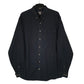 Mens Navy Eddie Bauer Heavyweight Canvas Long Sleeve Shirt