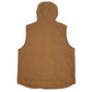Mens Brown Wrangler Workwear Padded  Coat