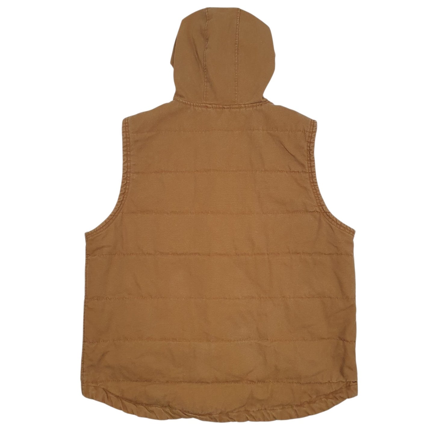 Mens Brown Wrangler Workwear Padded  Coat