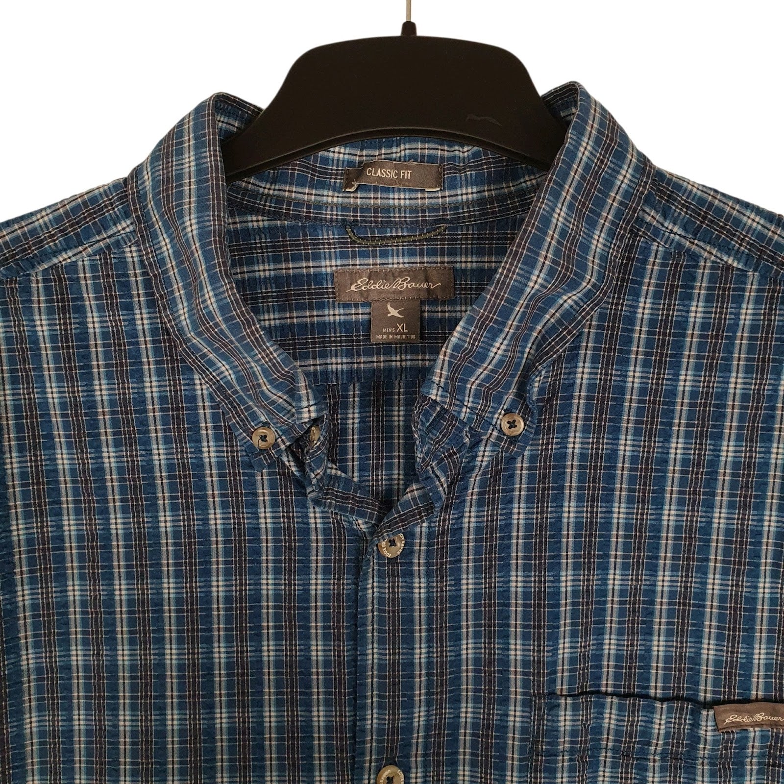 Mens Navy Eddie Bauer   Shirt