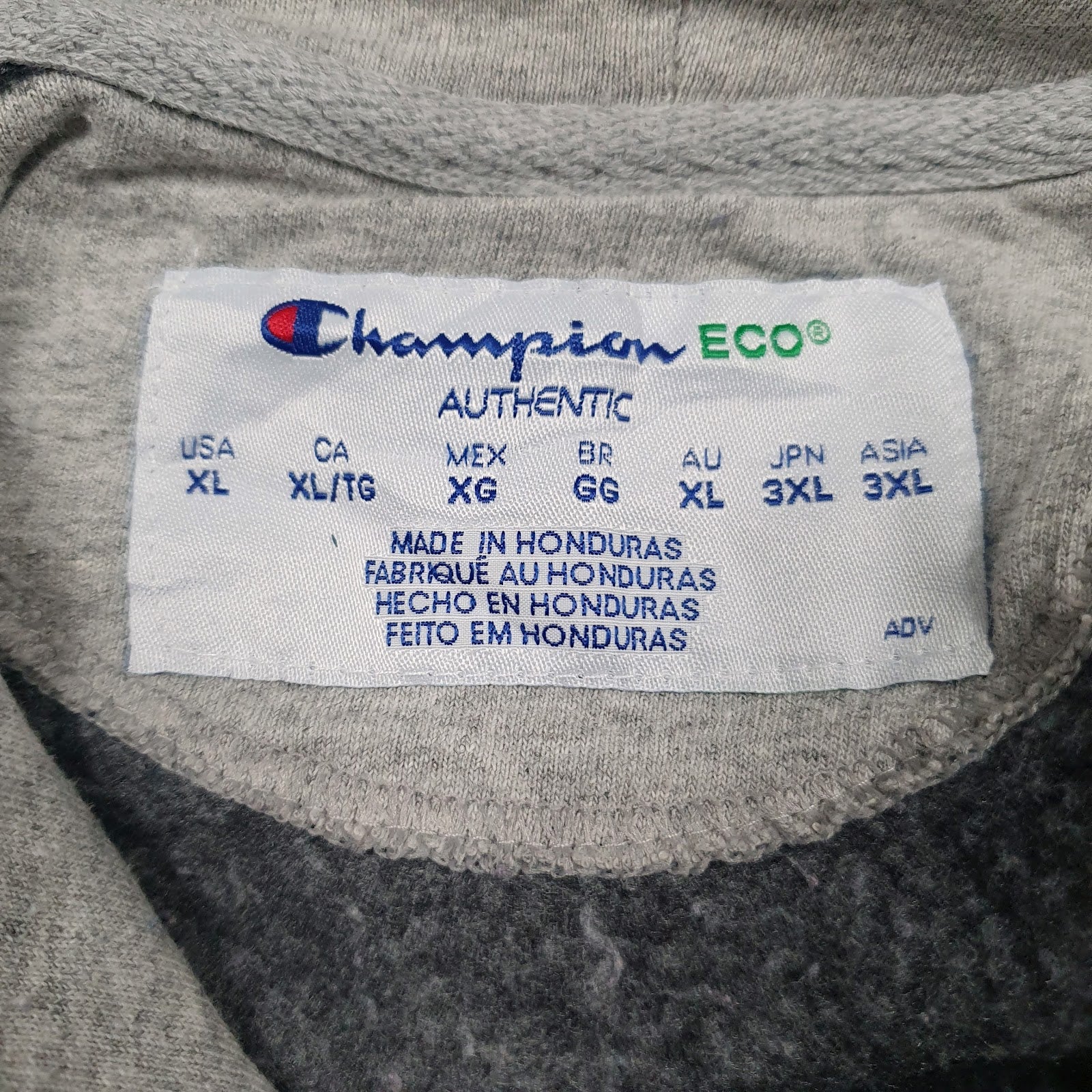 Womens Grey Champion  Hoodie Jumper