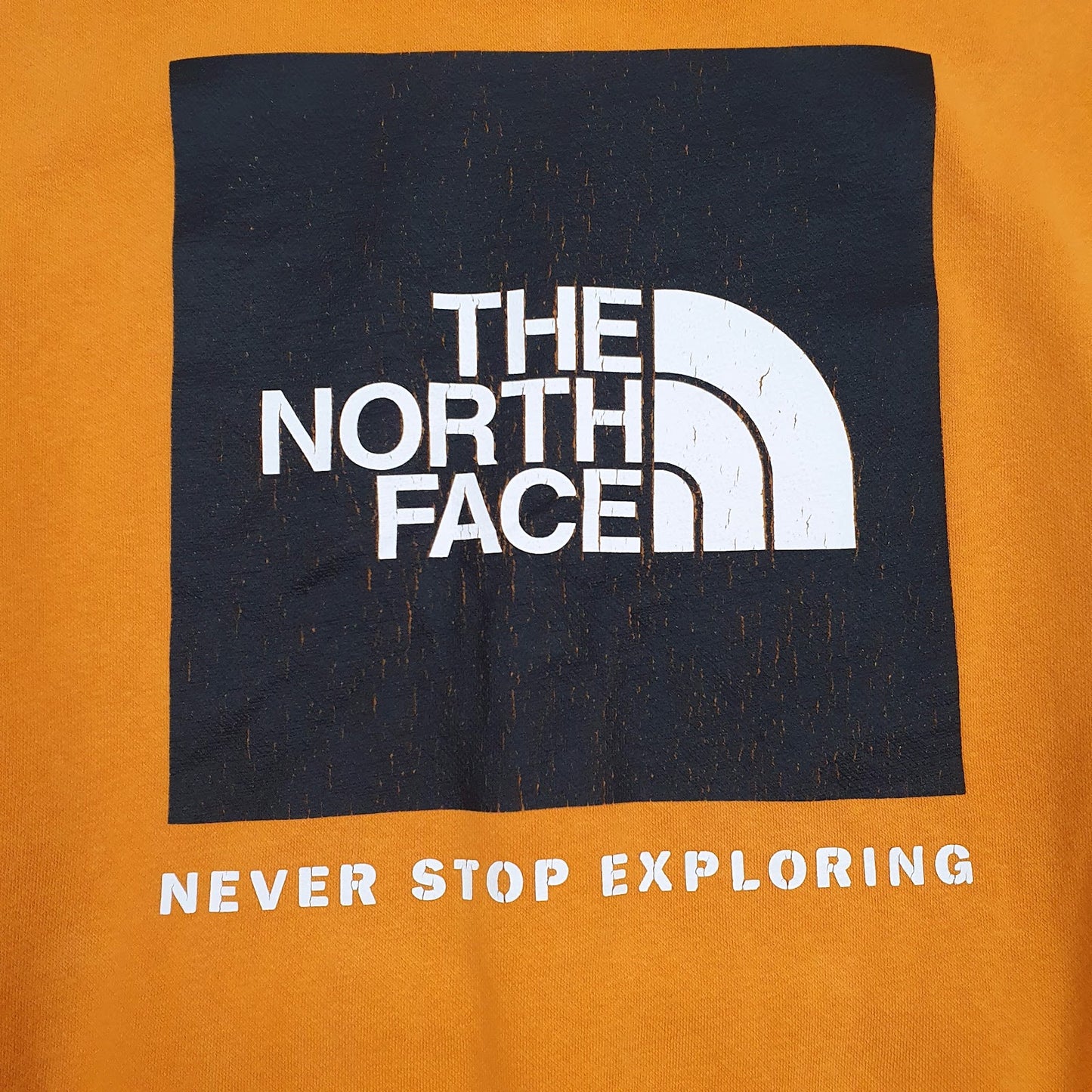 Mens Orange The North Face  Hoodie Jumper