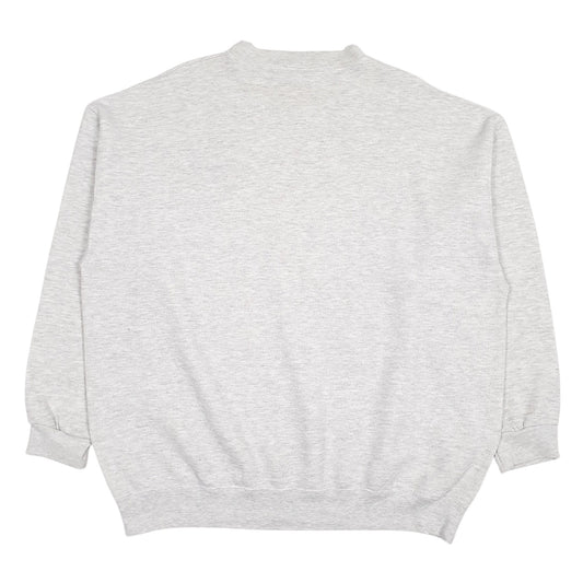 Mens Grey Lee Vintage 90s Crewneck Jumper
