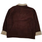 Mens Brown Atlas For Men Faux Shearling Flight Sherpa  Coat
