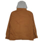 Mens Brown Lee Sherpa Lined  Coat