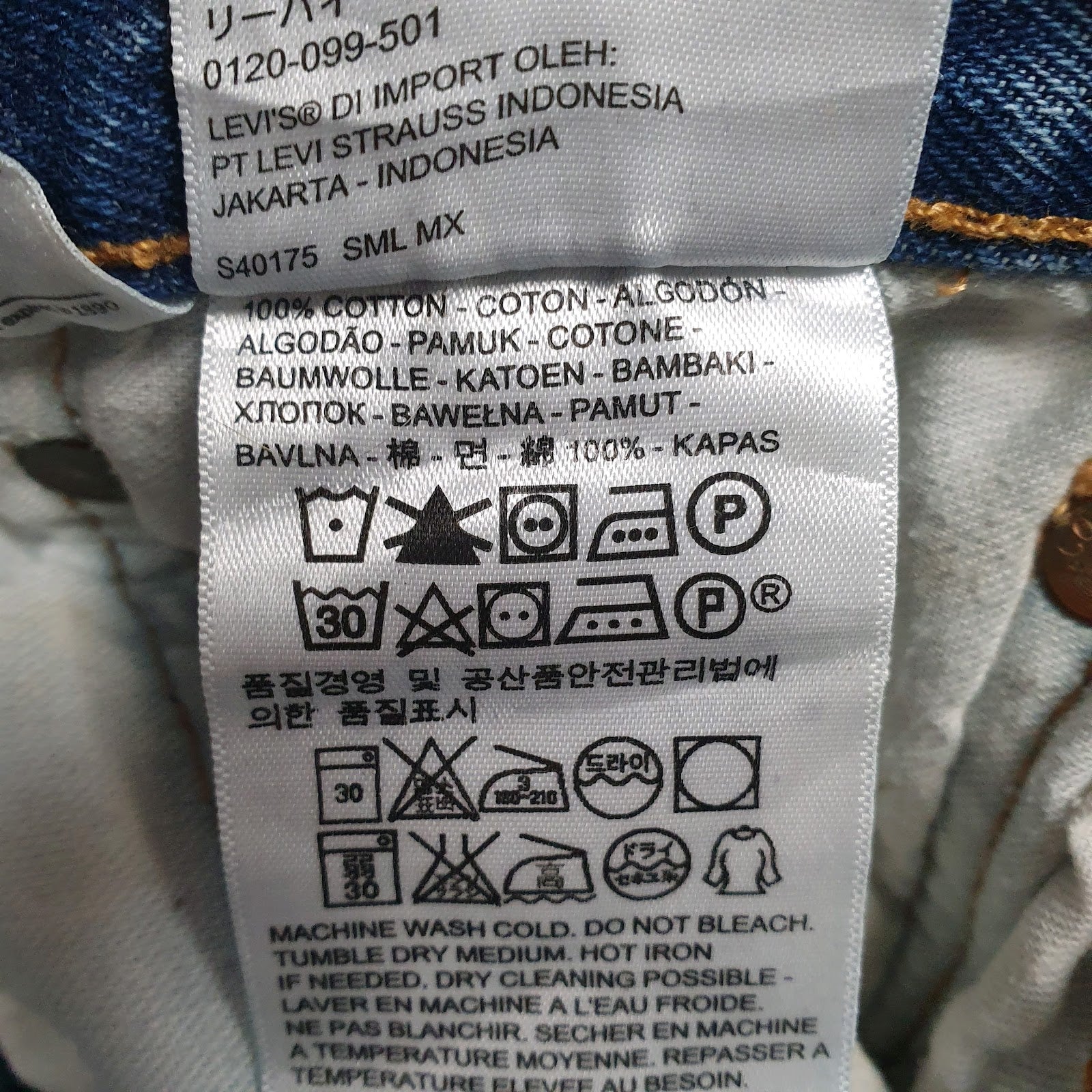 Mens Blue Levis   Jeans