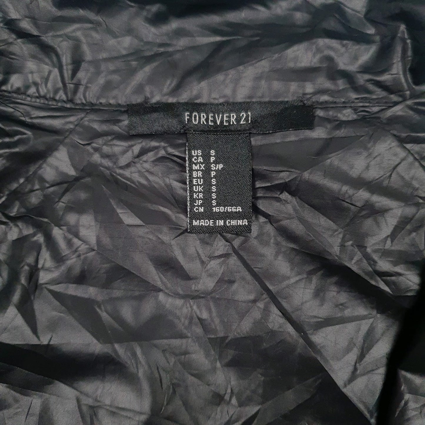 Womens Black Forever 21   Coat